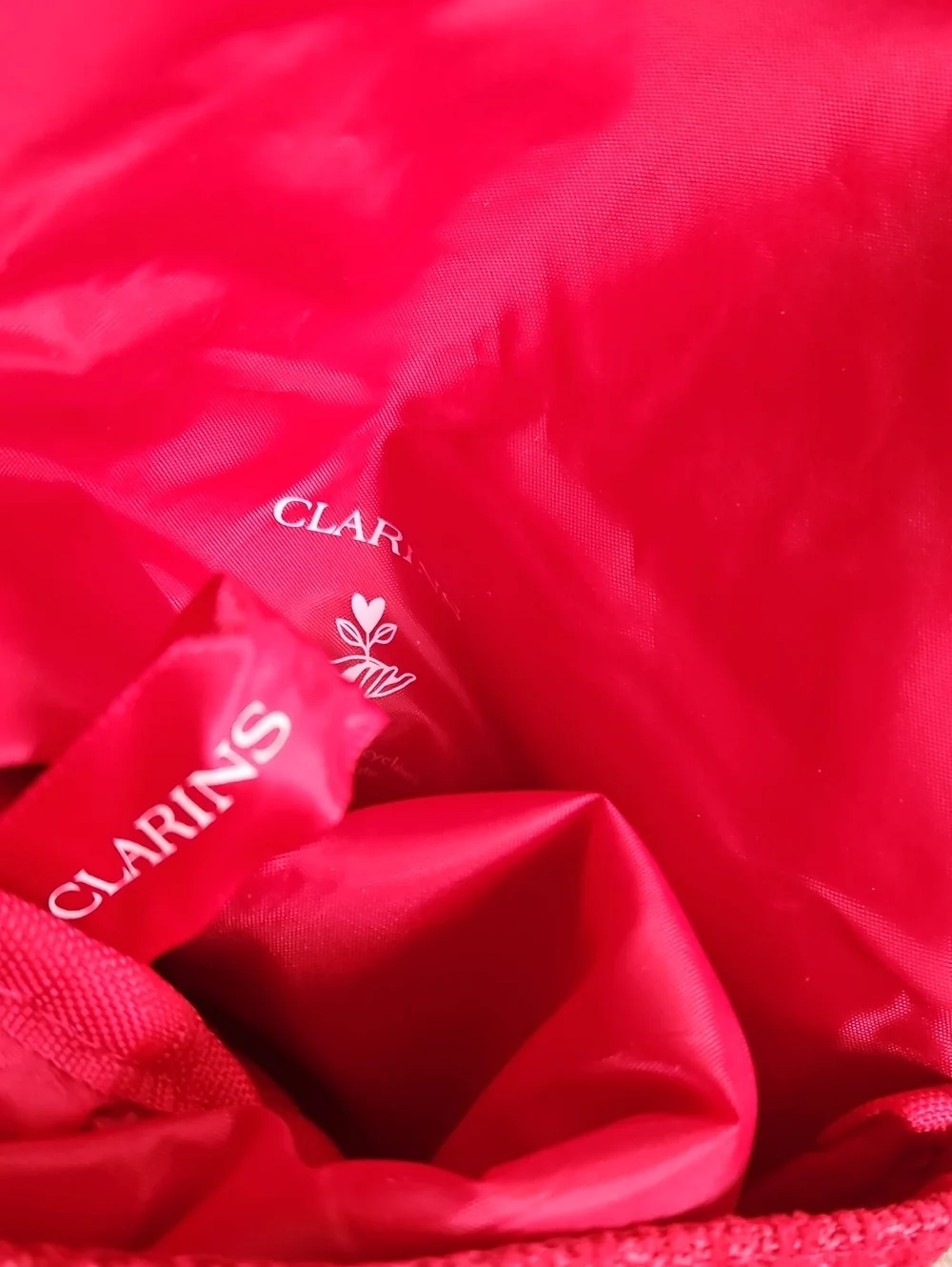 Clarins Skincare With Tweed Cosmetic Bag
